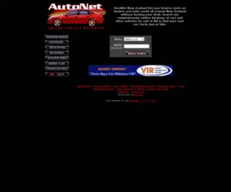 Autonet.co.nz(AutoNet Online Vehicle Database) Screenshot