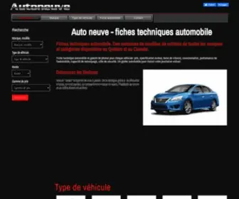 Autoneuve.ca(Auto neuve) Screenshot