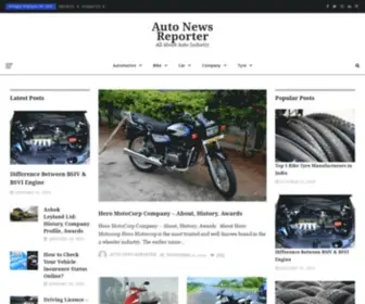 Autonewsreporter.com(Auto News reporter) Screenshot