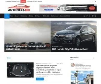 Autonexa.com(New cars India) Screenshot