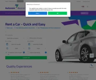 Autonom.com(Over 10 years of Experience in Renting Cars) Screenshot