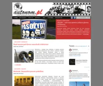 Autonom.pl(Autonomiczni nacjonaliści nowoczesny nacjonalizm AN) Screenshot