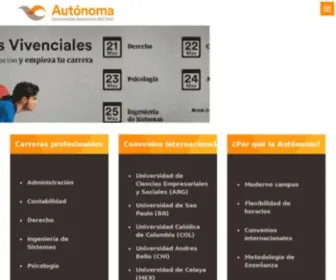Autonoma.pe(Universidad Autónoma del Perú) Screenshot