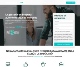 Autonomostech.com(Asesoría y Gestoría Online para Autónomos) Screenshot