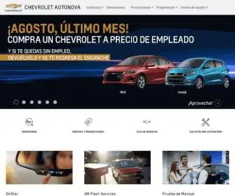 Autonovachevrolet.com.mx(Distribuidor Autorizado) Screenshot