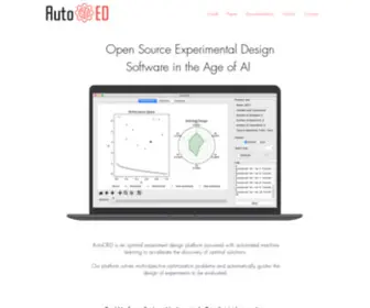 Autooed.org(Automated Optimal Experiment Design Platform) Screenshot