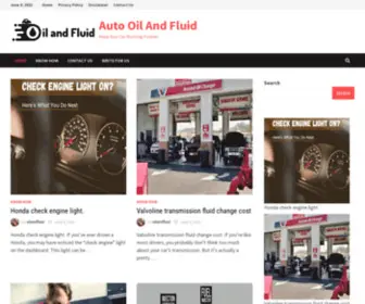 Autooilandfluid.com(Auto Oil And Fluid) Screenshot