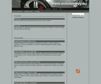 Autoopravy.eu(Autoopravy) Screenshot