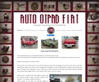 Autootpadfiat.rs(Auto-otpad Fiat Novi Beograd 064/) Screenshot