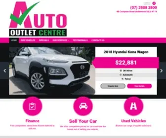 Autooutletcentre.com.au(Auto Outlet Centre) Screenshot