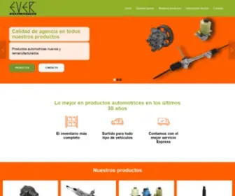 Autopartesever.com(AUTOPARTES EVER) Screenshot