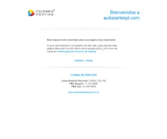 Autopartesjd.com(Bienvenido a) Screenshot