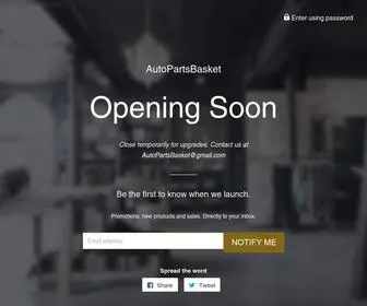 Autopartsbasket.com(AutoPartsBasket) Screenshot