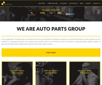 Autopartsgroup.com.au(Australian Car Parts Specialist) Screenshot