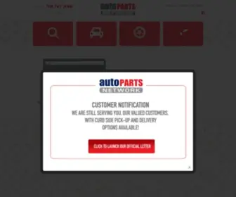 Autopartsnetwork.ca(Auto Parts Network) Screenshot