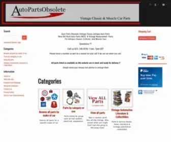 Autopartsobsolete.com(Auto Parts Obsolete Vintage Classic Antique Auto Parts) Screenshot