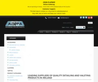 Autopia.ie(Autopia Professional Detailing Products) Screenshot