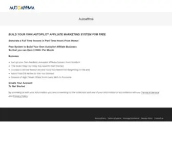 Autopilotaffma.com(Build Your Dream Autopilot Affiliate Marketing Business) Screenshot