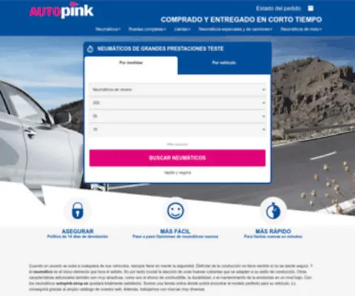 Autopink-Shop.es(Neumáticos) Screenshot