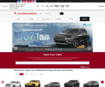 AutoplazafarmingtonCDJR.com(Auto Plaza CDJR Farmington) Screenshot