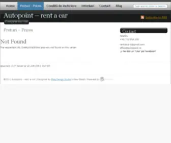 Autopoint.ro(Inchirieri masini) Screenshot