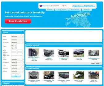 Autopood.ee(Eesti autokuulutused) Screenshot