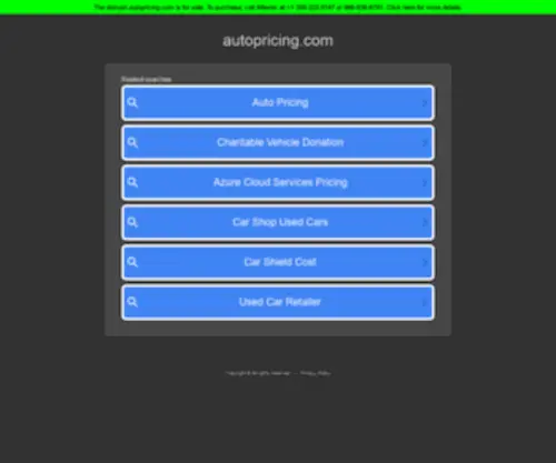 Autopricing.com(Autopricing) Screenshot