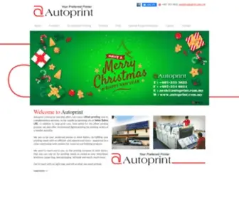 Autoprint.com.my(Printing Company) Screenshot