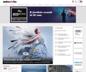 Autopro.hu(A magyar gépjárműgyártók és) Screenshot