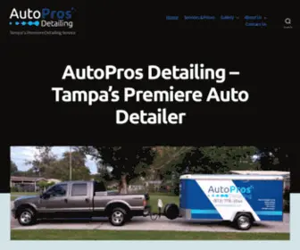 Autoprosmobile.com(Tampa's Premiere Detailing Service) Screenshot