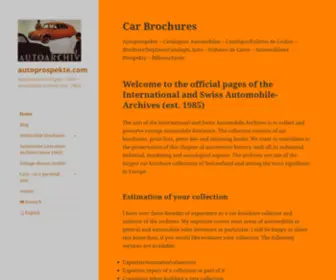 Autoprospekte.com(Autoprospekte) Screenshot