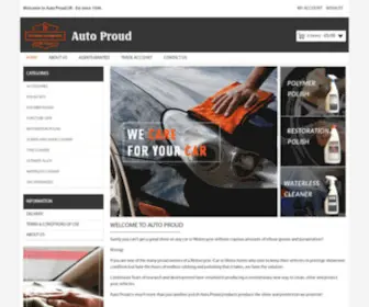 Autoproud.co.uk(Polyer Polish) Screenshot