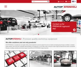 Autopstenhoj.com(Hydraulic inground lifts) Screenshot