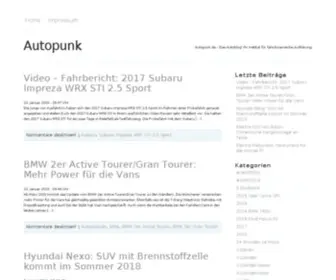 Autopunk.de(Autopunk) Screenshot