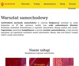 Autopunkt24.pl(Warsztat samochodowy Bydgoszcz) Screenshot