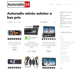 Autoradio24.fr(Car Stereo buy cheap) Screenshot