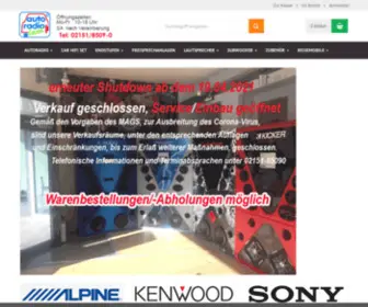 Autoradioland.de(Autoradio, Car Hifi, Car Multimedia,Reisemobile, Alarmanlagen günstig kaufen und online bestellen bei autoradioland in Krefeld mit Einbau) Screenshot