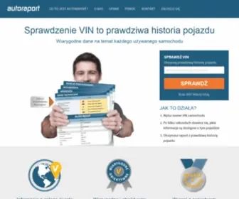 Autoraport.pl(Sprawdzenie VIN) Screenshot