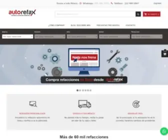 Autorefax.com(Compra Refacciones para tu Auto) Screenshot