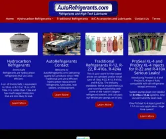 Autorefrigerants.com(Auto Refrigerants) Screenshot