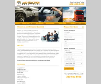 Autorelocationspc.com(Auto Relocation Specialist) Screenshot