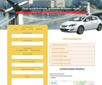 Autorent.hu(Autókölcsönzés) Screenshot