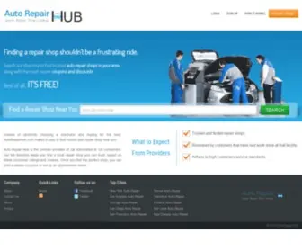 Autorepairhub.com(Auto repair and maintenance shops near you) Screenshot