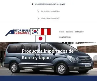 Autorepuestosalvarado.com.pe(AutoRepuestos Alvarado) Screenshot