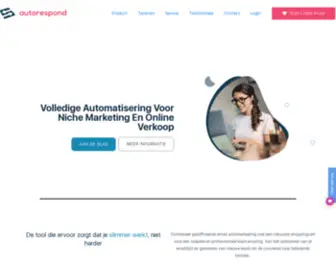 Autorespond.nl(Automatiseer snel en gemakkelijk je emailcampagnes en je online verkopen. De populairste alles) Screenshot