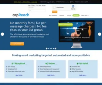 Autoresponseplus.com(Autoresponder and email marketing software) Screenshot