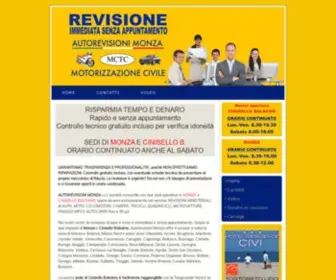 Autorevisionimonza.it(Revisione immediata senza appuntamento) Screenshot