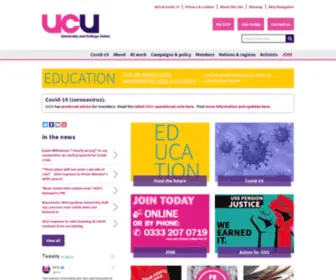 Aut.org.uk(UCU) Screenshot