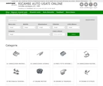 Autoricambiservice.com(Vendita ricambi auto con consegna 24/48h) Screenshot