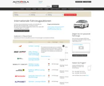 Autorola.de(Autos verkaufen per Autoauktion) Screenshot